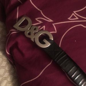 Dolce and Gabbana leather belt
